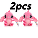 New Disney Cartoon Stitch Angel Scrump Plush Dolls Anime Toys Lilo & Stitch Stich Plush Stuffed Toys Children Birthday Gifts