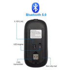 2025New Wireless Mouse Gaming Mouse Backlight USB Compatible RGB Rechargeable Mice Silent Backlit Ergonomic  Mouse for Laptop PC