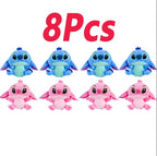 New Disney Cartoon Stitch Angel Scrump Plush Dolls Anime Toys Lilo & Stitch Stich Plush Stuffed Toys Children Birthday Gifts